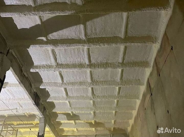 Утепление пола напылением пенополиуретана