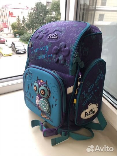 Рюкзак портфель школьный ранец delune