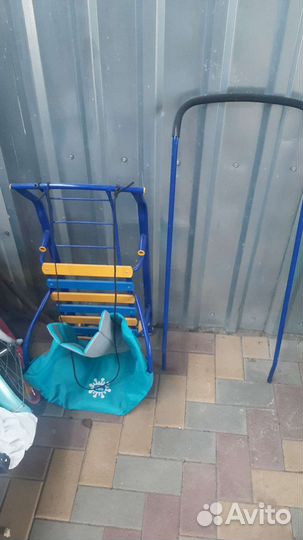 Санки с колёсами и 2мя ручками вправления, чехол