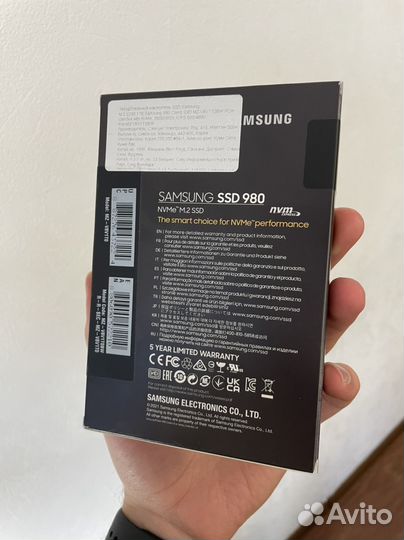 SSD M2 nvme Samsung 980 1TB