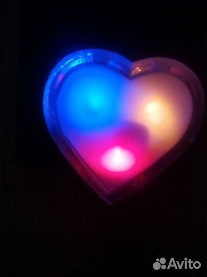 Ночник в виде сердца