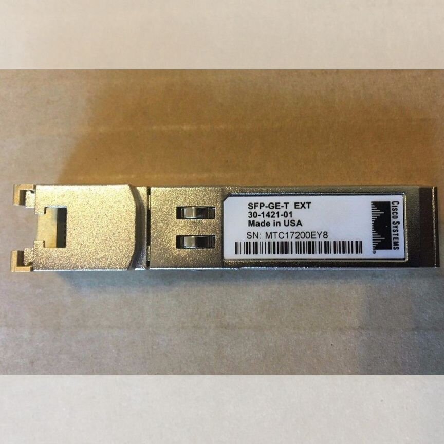 [SFP-GE-T] Оригинальный Cisco Ext 1000base-T Rj45 Sf Sfp-Ge-T