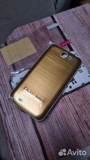 Samsung Note 2 задняя крышка новая+плёнка на экран