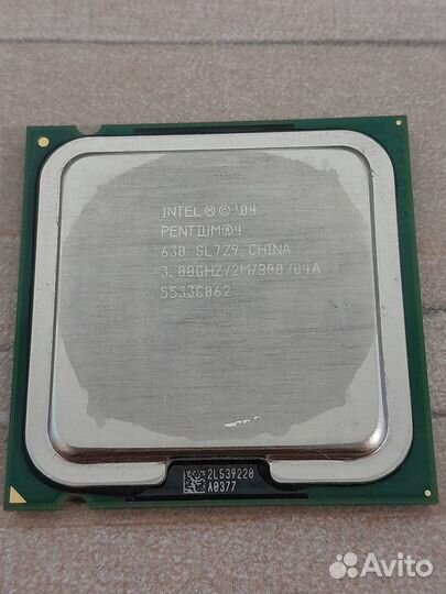 Процессор Intel Pentium 4 630 рабочий