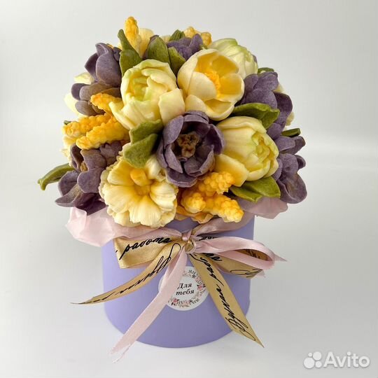 Подарок из зефира