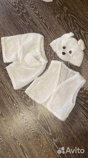 Костюм новогодний зайки и мишка