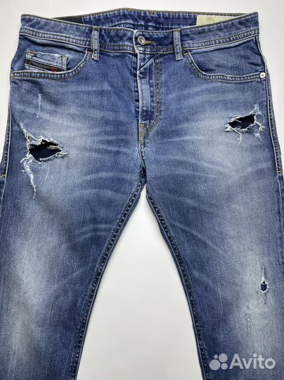 Джинсы Diesel Thommer Slim Skinny Distressed W34