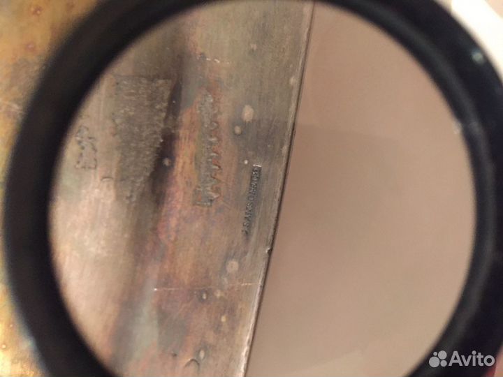 Блюдо посеребрение листовое антикварный поднос