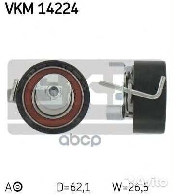 Ролик натяжителя ремня грм VKM14224 Skf
