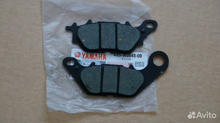 Yamaha YBR 125 колодки нового образца 07г и выше