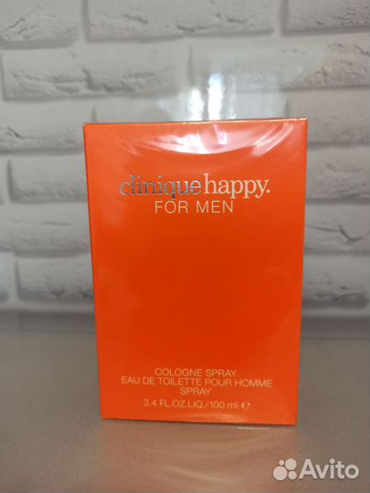Clinique Happy для мужчин 100мл туалетная вода,пар