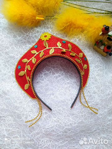 Кокошник детский