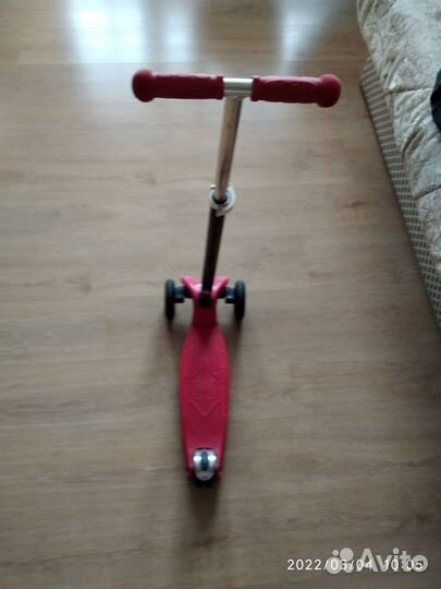 Самокат детский трехколесный макси micro