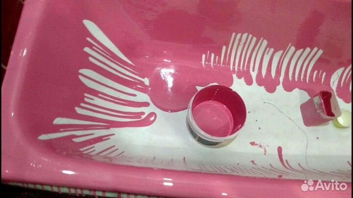 Реставрация ванн жидким акрилом, мрамором