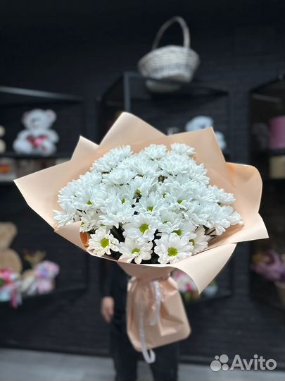 Нежный букет из свежайшей ромашки