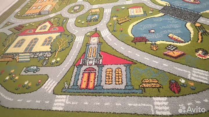 Ковер детский с дорогами