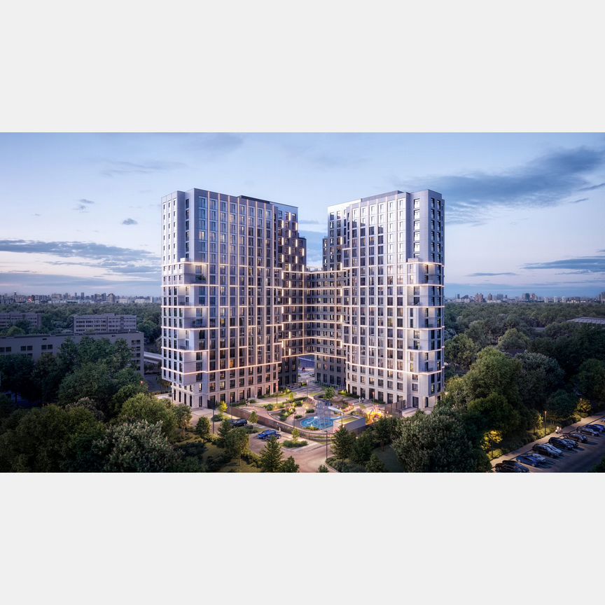 1-к. апартаменты, 37,5 м², 2/20 эт.