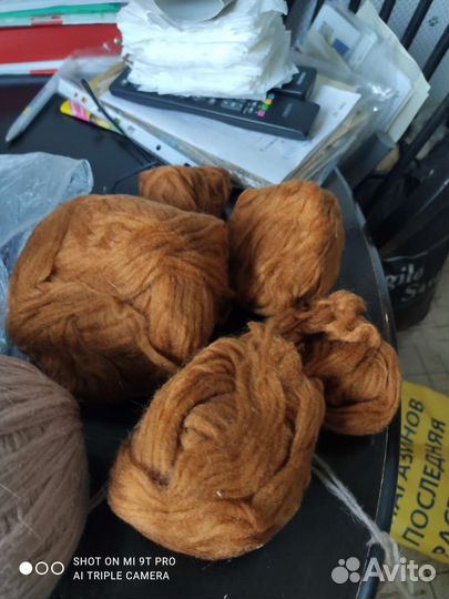 Пряжа ровница из СССР. Шерсть