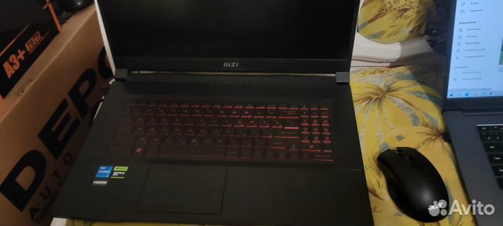 Игровой ноутбук msi 17 3