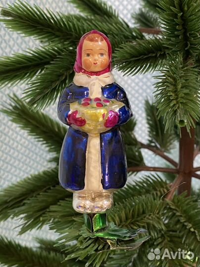 Елочная игрушка СССР Даренка (28)