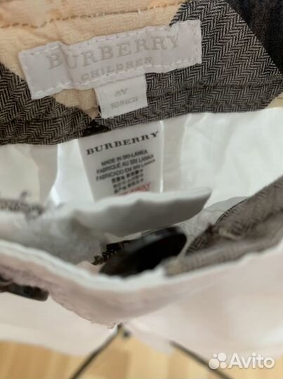 Шорты детские Burberry 104 cm 4 года оригинал