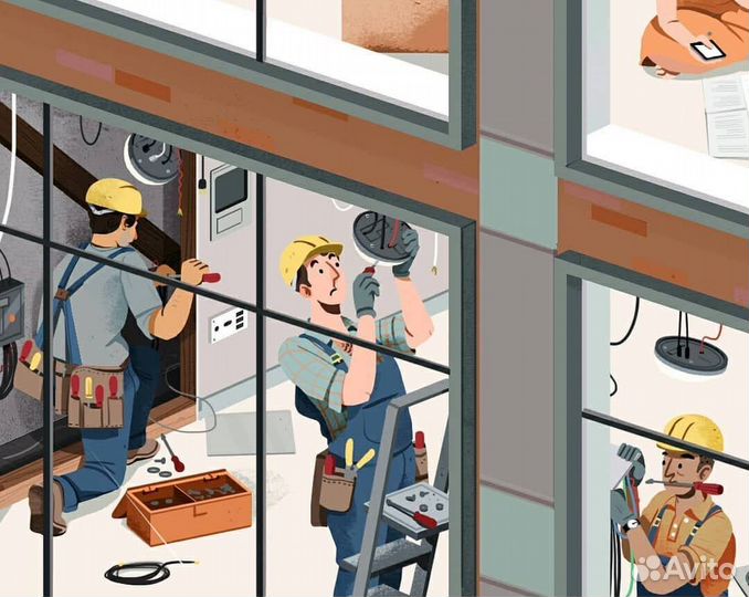 Помощник электрика/сантехника на высокий сезон