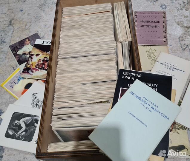 Открытки 50-е г Живопись Искусство 2000 шт