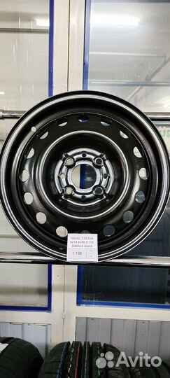Диски На ваз trebl 5x14 4x98 ET35 DIA58.6 black