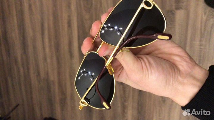 Солнцезащитные очки Cartier Vendome Santos 22K