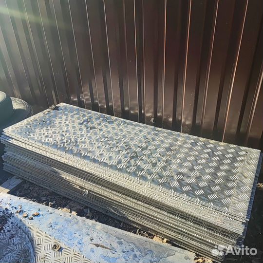 Алюминевый лист рифленый амг2м - 3мм квинтет