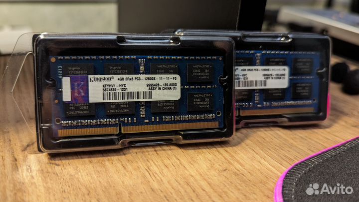 Оперативная память Kingston kfyhv1-HYC 2x4GB ddr3