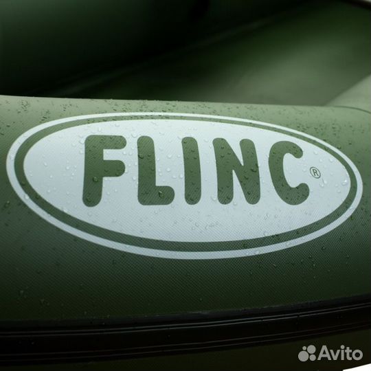 Лодка flinc F 260 L; зеленая