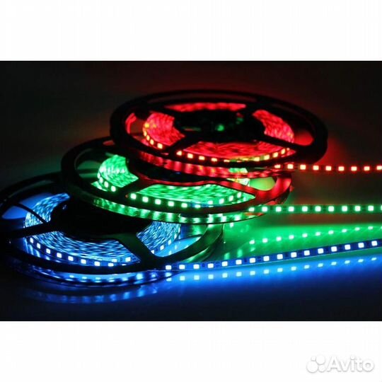 Светодиодная лента USB 5 метров Цветная