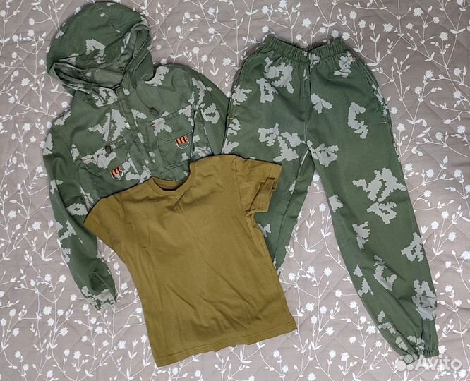 Камуфляжный костюм детский