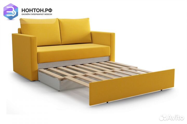 Диван выкатной Берг желтый