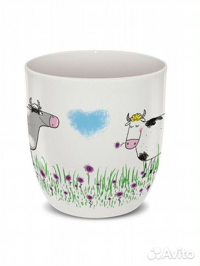 Кружка в подарочной упаковке Костяной фарфор