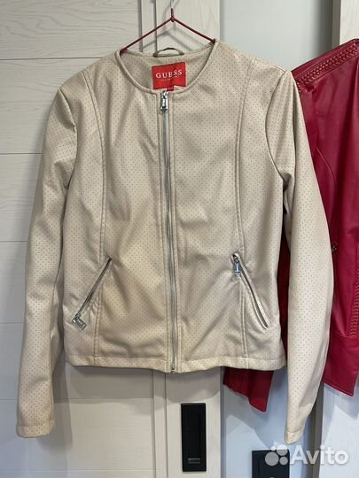 Кожаная куртка Guess оригинал