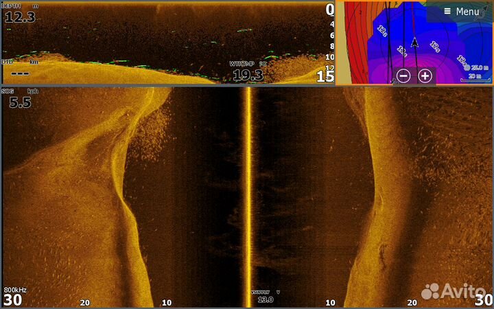 Эхолот lowrance hds 12 carbon + SS3D