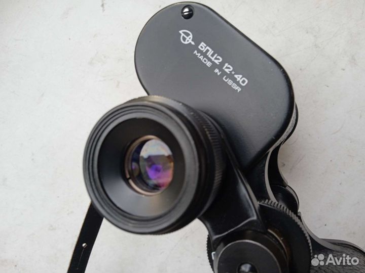 Бинокль бпц2 12х40 зомз СССР кофр