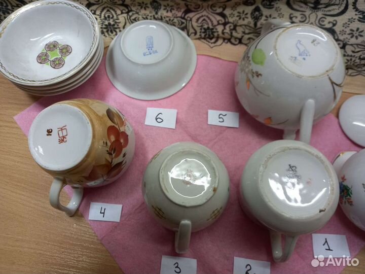 Фарфоровая посуда,молочники,сахарницы