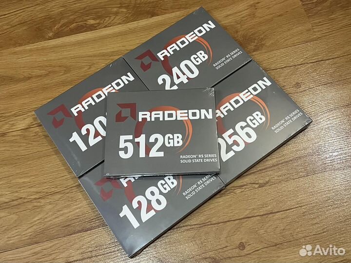 Новые SSD диски 128, 256, 512Gb AMD Radeon