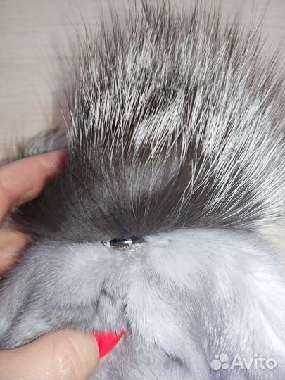 Шапка из норки новая