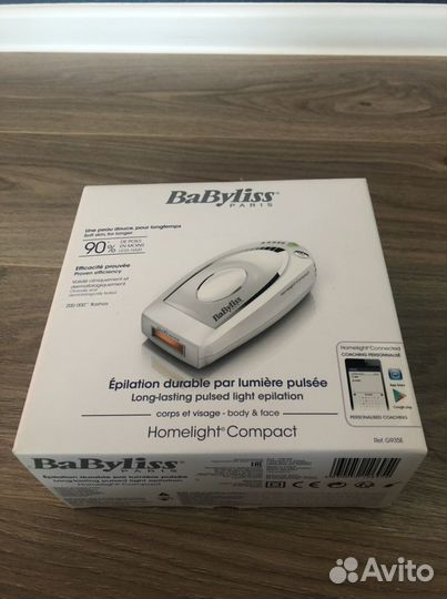 Фотоэпилятор Babyliss Homelight Compact G935E