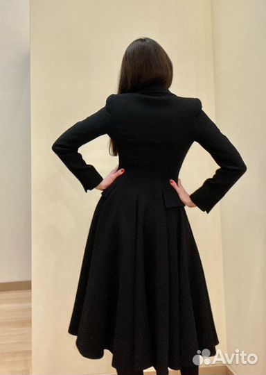 Шерстяное пальто Alexander mcqueen