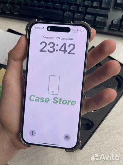 Чехол на iPhone 15 14 13 12 титановый