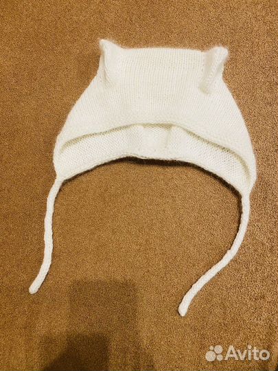 Шапка женская с ушками
