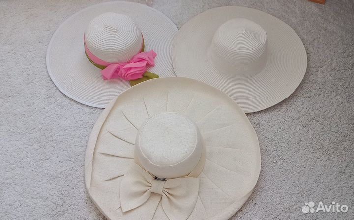 Шляпа белая