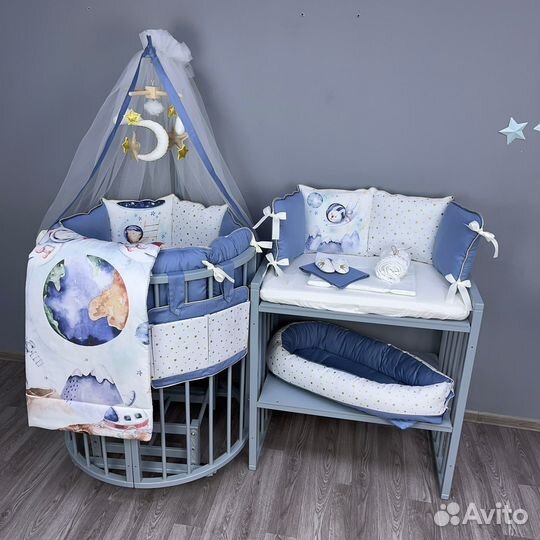 Комплекты в кроватку Minky Moon