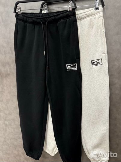 Спортивные штаны теплые Nike & Stussy