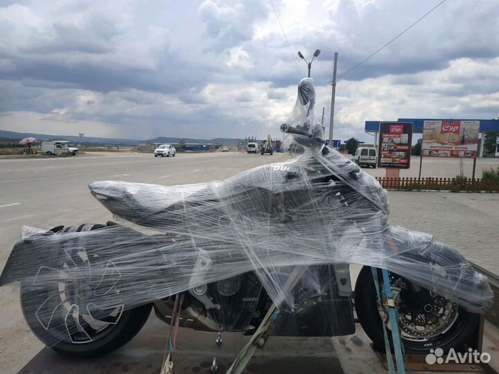 Перевозка мотоциклов и квадроциклов мотоэвакуатор